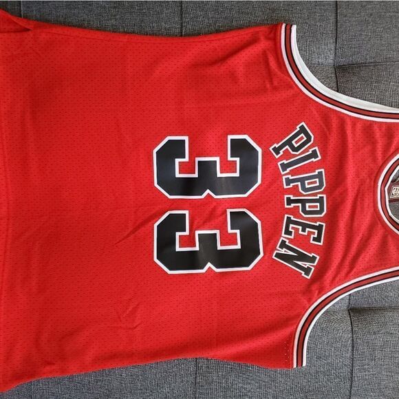 Mens Mitchell & Ness Swingman Jersey Chicago Bulls 1997-98 Scottie Pippen XL XXL - Picture 2 of 7